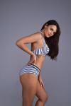 Купальный комплект женский: бюстгальтер с чашкой bandeau + плавки арт.1603212