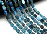 Апатит камень бусины прямоугольник 9*12мм, 37см, 26 бусин
