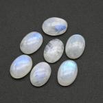 Кабошон из лунного камня (Адуляра) овал 14*10*5,5мм