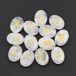 Ведьмины руны из горного хрусталя "Овал" 13шт, 20*15мм