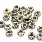 Бублик бусина из яшмы перепелиной 14*8мм, 1шт