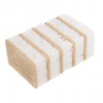 Набор губок для мытья посуды, 5 шт, 98x66x30мм, коралл белый