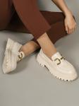 Лоферы женские/ Броги A-41MB Off white