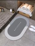Коврик для ванной овальный Bathroom 80*50см (3140) (Серый)