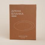 Блюдо SL Home «Арена Бланка», 34?24 см, керамика, белое