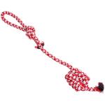 Игрушка - канат для собак мелких и средних пород НЕСКУЧАЙКА, цвет красный, 38см / 60гр (лейбл)