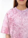 Футболка "Винтаж" Бело - Розовый Девочка