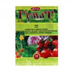 Гумат" (ускоряет рост,развитие,цветение) пак.10г /100 (Ортон) Россия