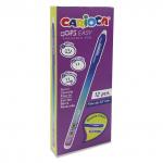 "Carioca" Ручка стираемая гелевая "OOPS Easy" 43500/02 d 0.5 мм 1 мм 12 шт. 43500/02 цвет чернил: синий