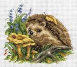 "Klart" набор для вышивания 8-202 "Ежик в лисичках"