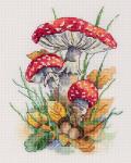 "Klart" набор для вышивания 8-515 "Мухоморы"