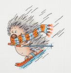 "Klart" набор для вышивания 8-221 "Зимний ежик"