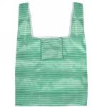 Сумка хозяйственная 36х54см полоска зеленая