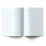 "Светоч" 12ТСК5_1_1_4 Тетрадь ученическая школьная "Классная", гимн, A5 12 л. на скобе 65 г/кв.м , белизна 100 \% 25 шт. узкая линия