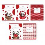 "Светоч" 12ТЕТк-003 Тетрадь ученическая школьная, выборочный лак, A5 12 л. на скобе 65 г/кв.м , белизна 100 \% 25 шт. клетка