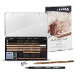 "LYRA" Набор художественных карандашей REMBRANDT SKETCHING SET 11 пред. ( в металлической упаковке )