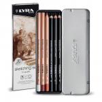 "LYRA" Набор художественных карандашей REMBRANDT SKETCHING 6 шт.