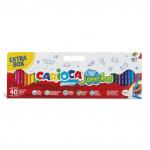 "Carioca" Фломастеры Jumbo 40 цв