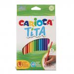"Carioca" "Tita" Карандаши цветные пластиковые заточенный 36 цв.