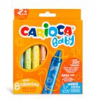 "Carioca" Набор восковых мелков Baby Wild Crayons 8 цв. , 8 шт