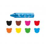 "Carioca" Набор восковых мелков Baby Wild Crayons 8 цв. , 8 шт