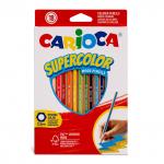 "Carioca" Supercolor Карандаши цветные деревянные заточенный 18 цв.