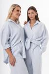 Блуза Kivviwear 431403 голубой