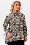 Блуза Kivviwear 430601 Черно-бежевый