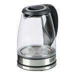 LEBEN Чайник электрический 1,8л стекло, черный