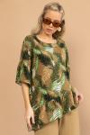 Туника Насладись моментом (листья/зелёный)