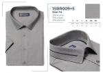 1SBR009+5s** Сорочка муж. кор. рукав, притал., серый, BROSTEM