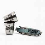 Подарочный набор мужской «Настоящий мужской набор»: нож мультитул, стопки 2 шт