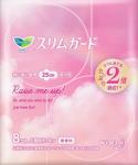 KAO Гигиенические прокладки Laurier Super Slim Guard ПЯТЬ КАПЕЛЬ для обильных выделений с крылышками ультратонкие, 25 см 8 шт
