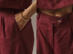Брюки палаццо  TR241_Vandyke Red/Красный