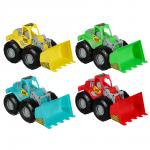 ИГРОЛЕНД Грейдер игрушечный, пластик, 15x26x14 см, 4 дизайна, для детей 3+
