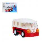 ИГРОЛЕНД Город Конструктор Гонки Городские Машины, инерция, 45-51 дет, коллекция, 10х7х4 см., 4 диз.