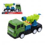 ИГРОЛЕНД Грузовик инерционный, стреляет мягкими пулями, ABS, 19x10.5x7.5см, 2 диз.