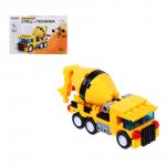 ИГРОЛЕНД Город Конструктор Спецтехника, 2 в 1, доп.функции, 92-109 дет, коллекция, 15х10х4см, 4 диз.