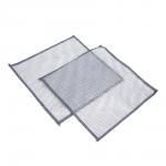 VETTA Набор двухслойных металлизированных салфеток 2 шт., ПВХ, полиэстер, 20х20 см