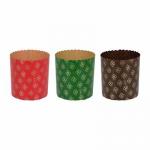 Набор бумажных форм для выпечки куличей "Пасхальный", 3 шт, 0,3 л, d 7*8,5 см, дизайн в ассортименте MARMITON (отгрузка кратно 90 шт.)/90