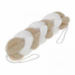 Мочалка для душа, косичка 50 г, 22х5 см (42х5 см с ручками), soft, 5 цветов, для бани и сауны "Банные штучки"/ 30