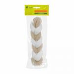 Мочалка для душа, косичка 50 г, 22х5 см (42х5 см с ручками), soft, 5 цветов, для бани и сауны "Банные штучки"/ 30