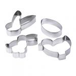 Формочки для печенья из нержавеющей стали "Пасха", 4 шт, 6-10 см MARMITON (отгрузка кратно24 шт.)/96/24