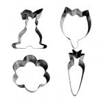 Формочки для печенья из нержавеющей стали "Пасхальные", 4 шт, 6-10 см MARMITON /96/24