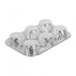 Набор алюминиевых форм, 6 ячеек, 3 шт, 25*16,5*3,5 см, серебро MARMITON