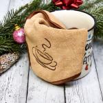 Салфетка для протирки столов финишная - "БЛЕСК" (плотность 550 гр./м2) (с чашечкой)