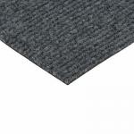 Коврик влаговпитывающий, ребристый Nice, без борта, подложка пвх, 90*120 см VORTEX, серый