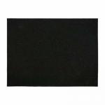 Коврик влаговпитывающий, ребристый Nice, без борта, подложка пвх, 90*120 см VORTEX, черный