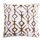 Наволочка декоративная 40х40 см, Ethnos beige, 100% хлопок