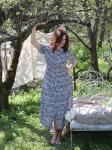 Белорусское платье-рубашка из хлопка летнее